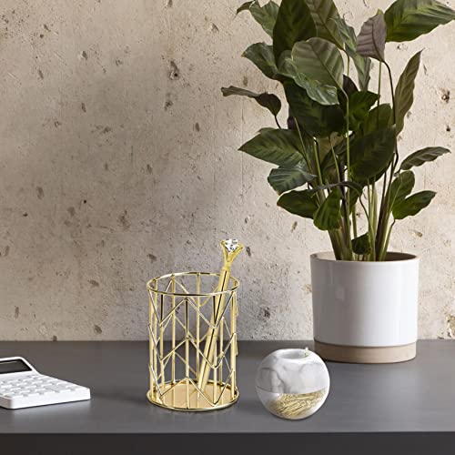 Etcbuys Diamond Gold Metal Pens - Ballpoint Pens For Bridesmaids Gifts, Gold Fancy Pens, Office Decor For Women, Pens With Diamonds On Top | Metal Crystal Pen | Black Ink 20 Diamond Pens #TOP7