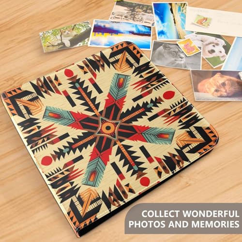 Álbum de Fotos Adhesivo DIY Scrapbook Estilo Indio Étnico Navajo con 3 Anillas, 40 Páginas, 8x10 pulgadas miniatura 5