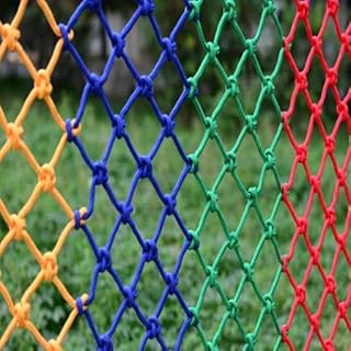 GEIRONV 1m Stairs Fall Safety Net, Terrace Fence Children's Pet Toys Safe Net Balcony Protection Anti-Fall Net Indoor Safety Isolation Protection Rope Net