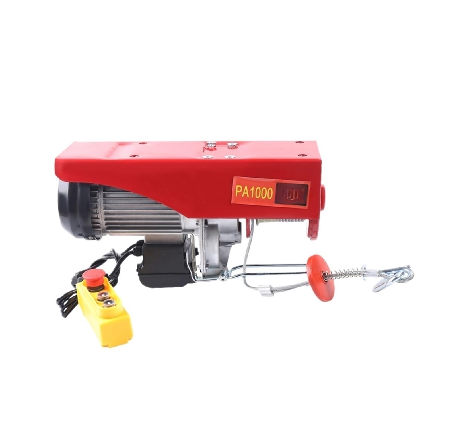 Anhänger Mit Kabelgebundenem Hebezeug, Elektrische Hebevorrichtung, Tragfähigkeit 800/1000 Kg, Automatische Bremsfunktion Elektrischer Hebezeug-Stützarm Heber-Kran(RED-1000 KG)