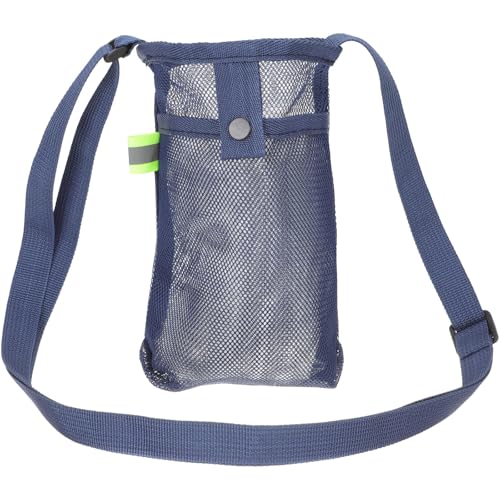 Portable Water Bottle Carrier Bag with Mesh Nylon Holder Strap