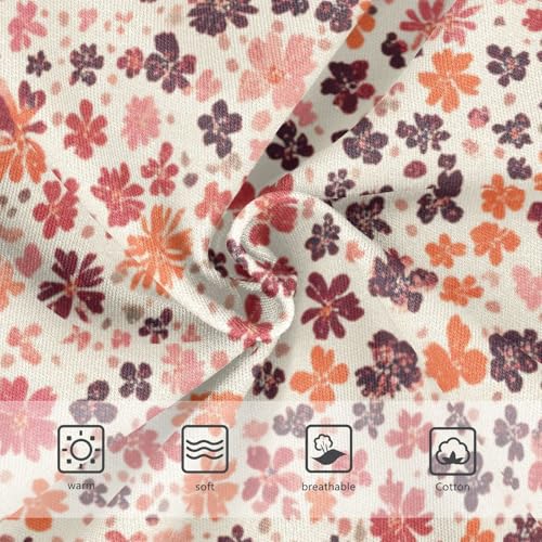 GuoChe Organic Cotton Panties Stretchy Triangle Panties Organic Underpants for Toddlers in Sizes 2T,3T, 4T, 5T, 6Y and 8Y3