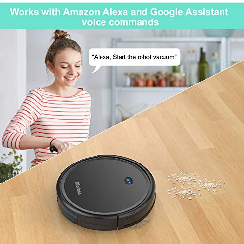 Image of Robot Vacuum and Mop Combo, 2 in 1 Mopping Robot Vacuum Cleaner Compatible with WiFi /App, Robotic Vacuum Up to 2300Pa Suction, Self-Charging, Slim, Ideal for Hard Floor, Pet Hair, Low Pile Carpet