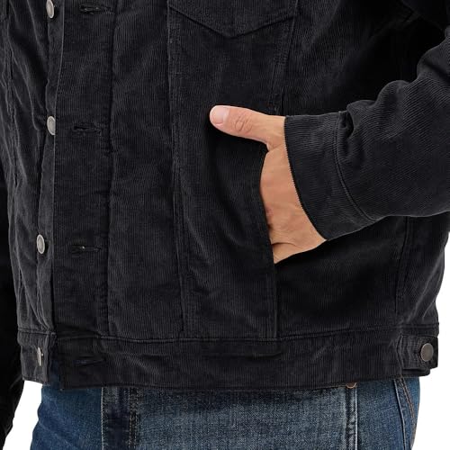 Wrangler Men's Caviar Sherpa Lined Corduroy Jacket4