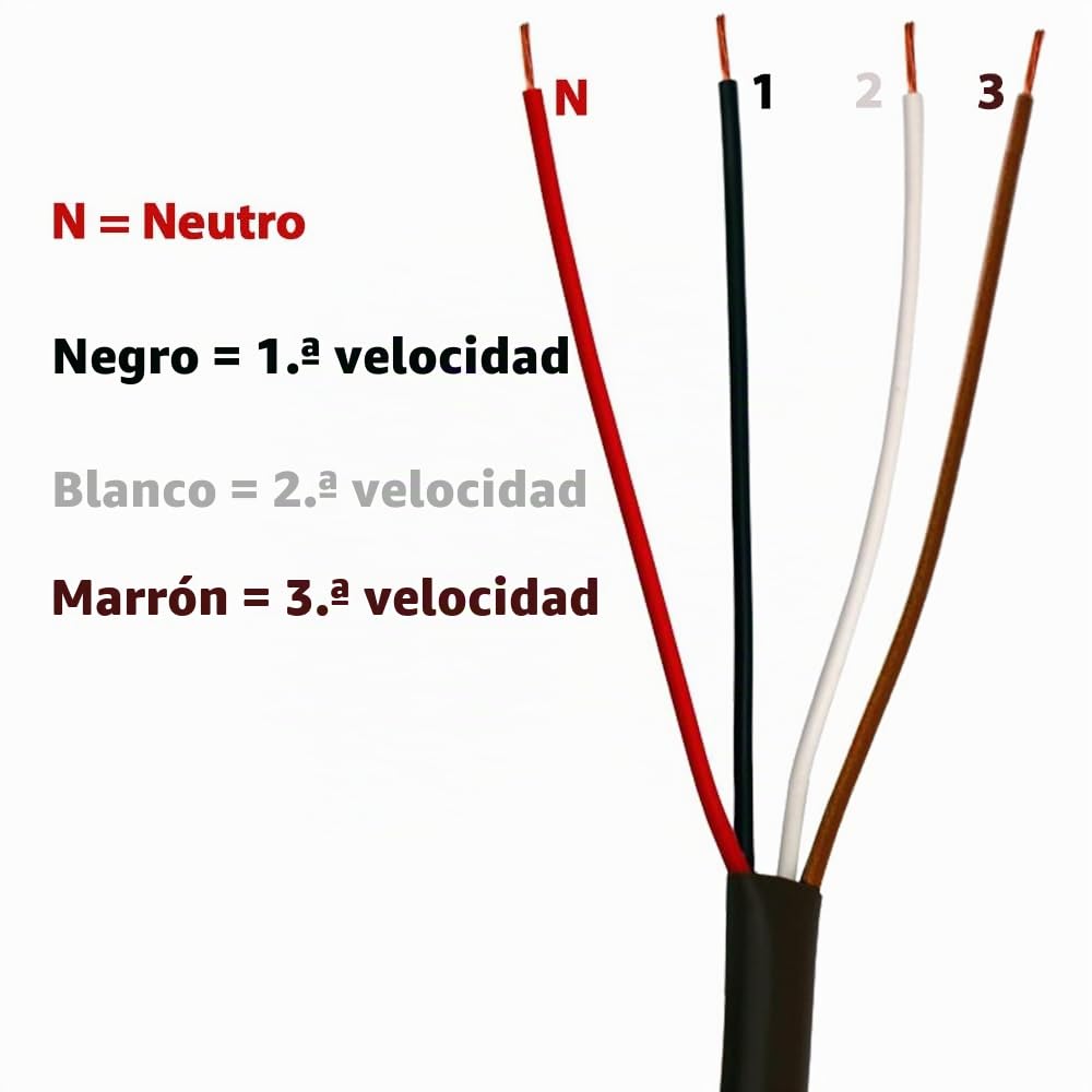 Campana extractora universal para Faber Turboair Hélice Motor Campana Extractora 3 Velocidades 100W 230V 50Hz
