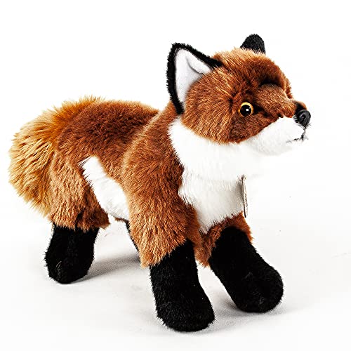 Teddys Rothenburg Kuscheltier Fuchs stehend 30 cm rotbraun-weiß