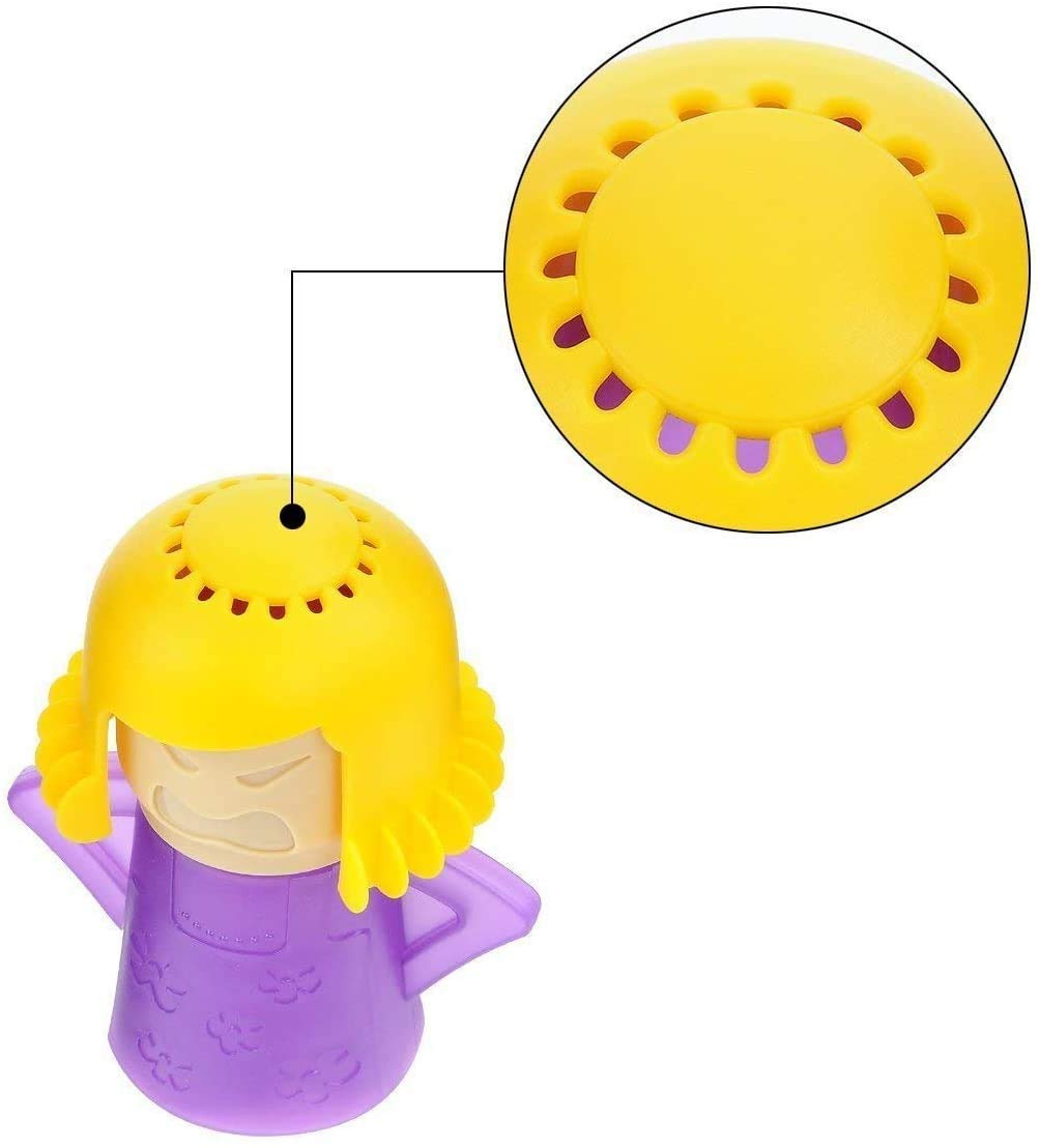 NETXE angry mama microwave cleaner,Microwave Cleaner Angry Mama, Microwave Oven Steam Cleaner (Easily Cleans in Minutes with Vinegar & Water) 2