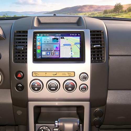 2+32G Android 13 Autoradio Multimédia avec sans Fil CarPlay Android Auto pour Nissan Pathfinder R51 2005-2013, 7 Pouces écran Tactile Radio Stéréo avec navi GPS Mirror Link SWC FM RDS écran partagé