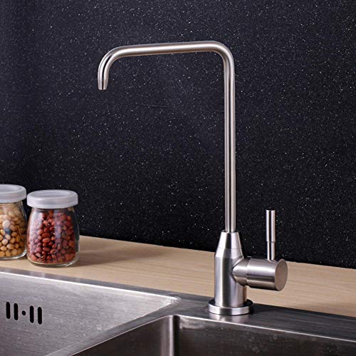 Filtre à eau potable osmose design minimaliste en acier brossé