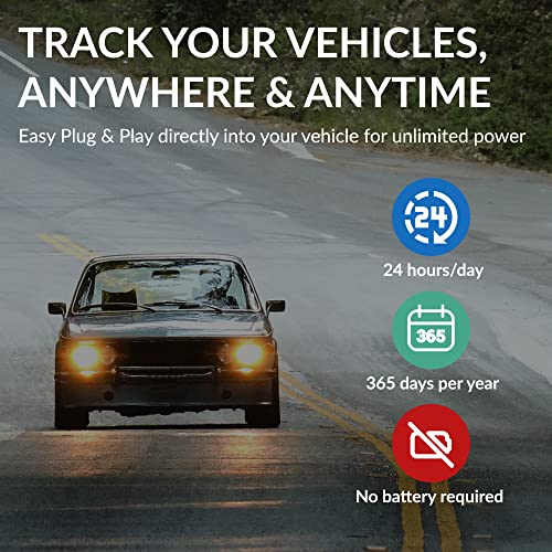 Lightning GPS OBD-II Real-Time GPS Tracker for Vehicles â Easy Installation, Flexible Subscription Plans for Cars, Trucks, Fleets & Teen Drivers â GPS Locator w/Instant Alerts â Subscription Required