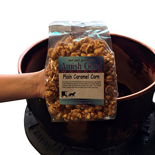 Amish Good Premium Caramel Popcorn Real Butter And Coconut Oil 2 Pack Has Two 10 Ounce Bags thumb #6