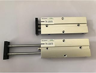 TN10x70 70mm Bore 70mm Stroke Double Rod Aluminum Alloy Pneumatic Air Cylinder TN10-70 TDA10-70