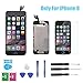 for iPhone 6 4.7inch LCD Display Screen Touch Digitizer Full assembly Replacement with Home Button, Front Camera, Ear Speaker, Repair Tools, Not compatible with iPhone 6s or iPhone 6 plus