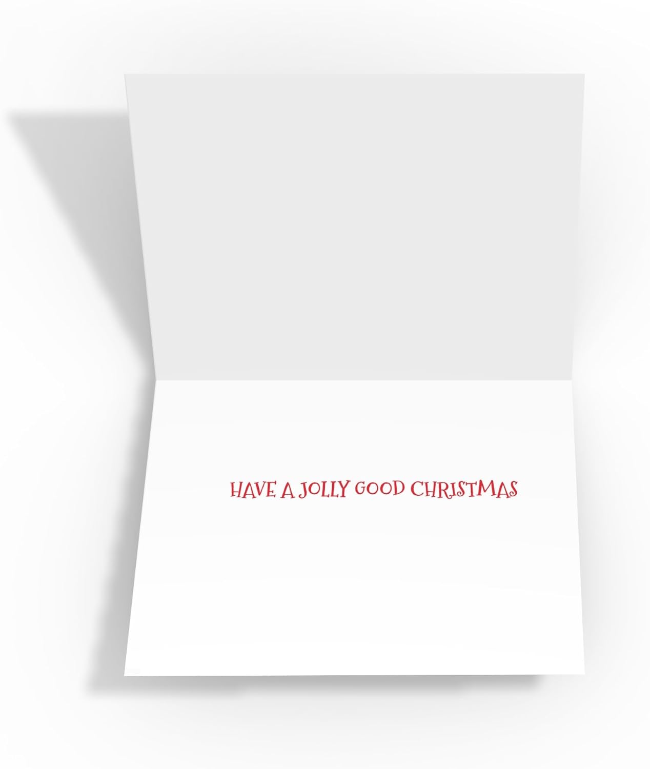 Stonehouse Collection Custom Christmas Greeting Cards with Santa Stagecoach Design, 5 x 7 inches, 24 Personalized Pack (Personalized)