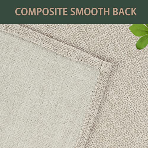 Joywell Thick Linen Armrest Protector Cover For Recliner Anti-Slip Armchair Slipcover For Living Room Couch Loveseat Sofa Arm Protector For Pets, Cats, Set Of 2, Champagne #TOP2