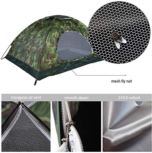 Image of Military Picnic Camping Portable Waterproof Dome Tent