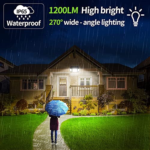intelamp Solar Security Light Outdoor Motion Sensor 6000mAh Battery 270° 3 Modes Wall Lights Solar Flood Lights with Sensor Lights Garden for Gifts Front Door Garden Fence - Image 3