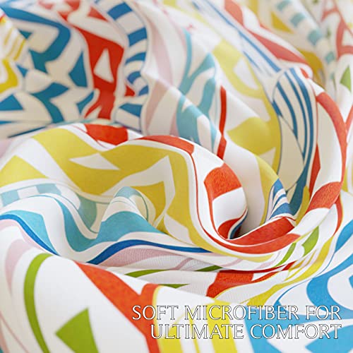 Vaavei Beach Towel - Quick-Drying And Absorbent - Lightweight And Compact Microfiber Towel (Triangles) #TOP5