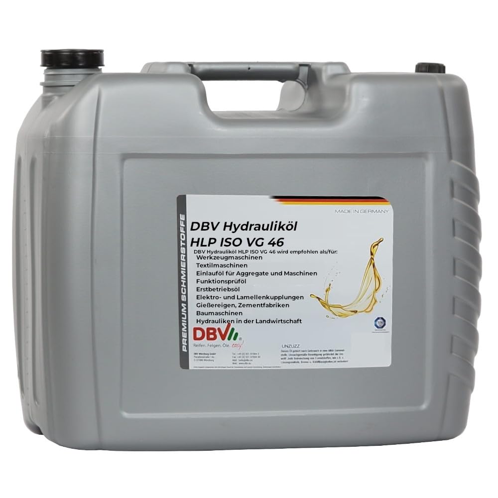 DBV-Hydrauliköl HLP ISO VG 46 20-Liter-Kanister