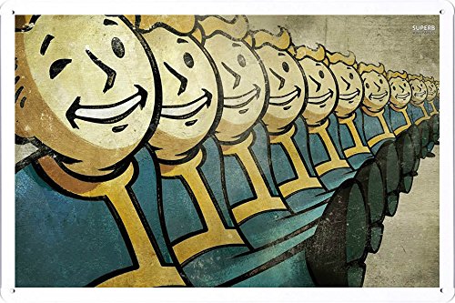 Wall Art Printing on Metal Tin (MHA3235) Decoration Poster Sign 8"x12" Inches by Miller Home