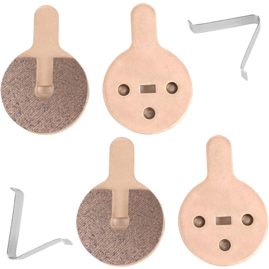 2 Paia Pastiglie Freni Sinterizzate Per Monopattini Hitway H5 E KUGOO G2 - Foto 12