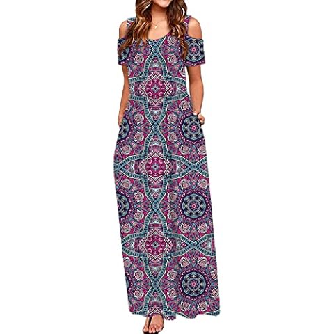CHERFLY Women's Summer Maxi Dress Cover