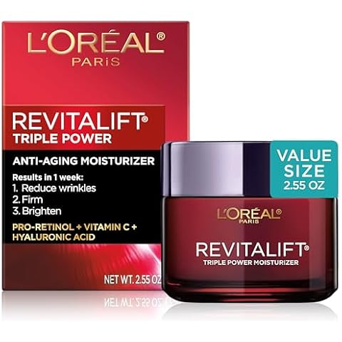 L'Oreal Paris Skincare Revitalift Triple Power AntiAging Face Moisturizer Cover