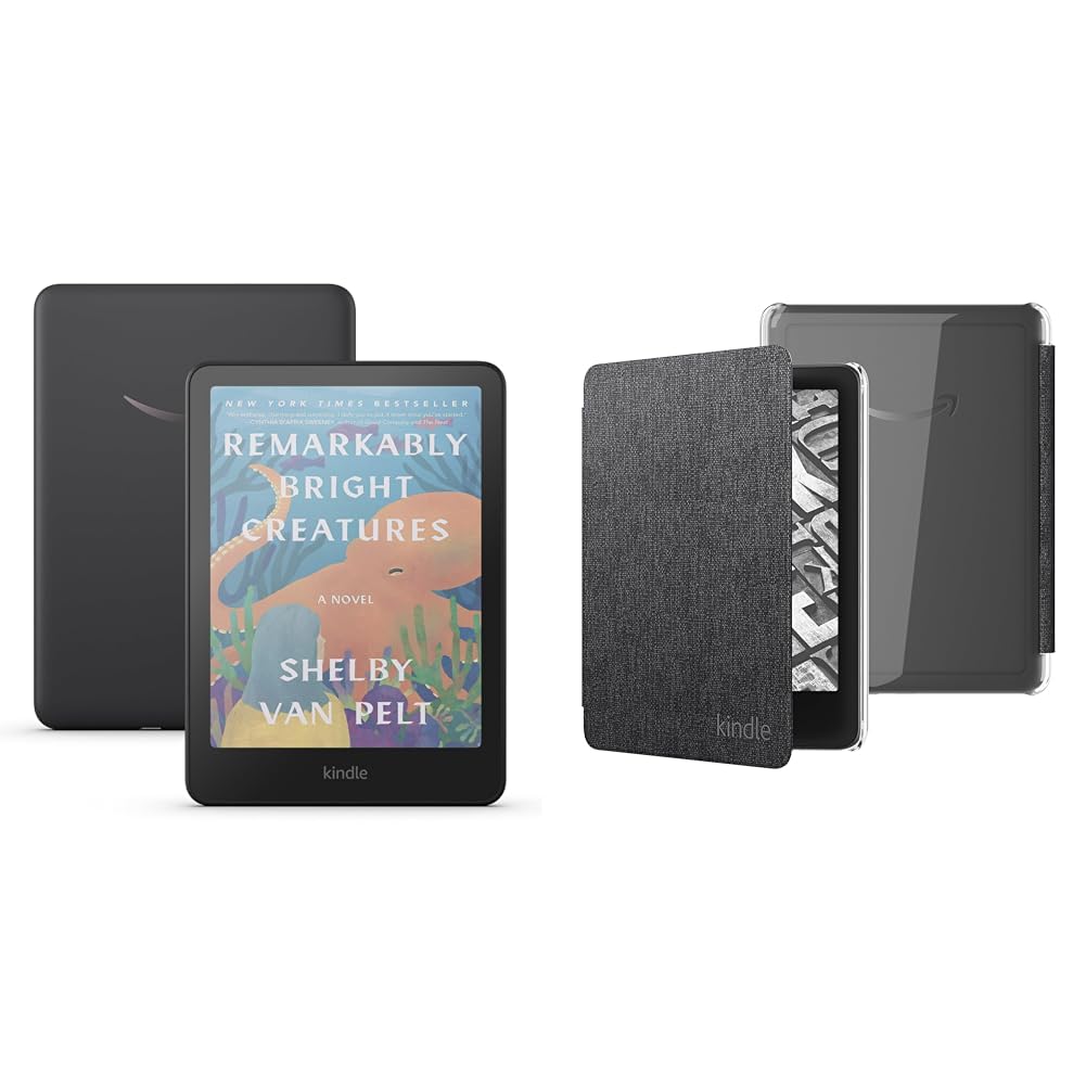 Amazon.com: Kindle Colorsoft Clear Case Bundle: Includes Amazon