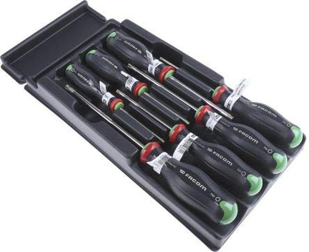 Facom Black Mod.atx Protwist® Screwdriver Modules For Torx Plus® Screws In Thermoformed Shell 840 G