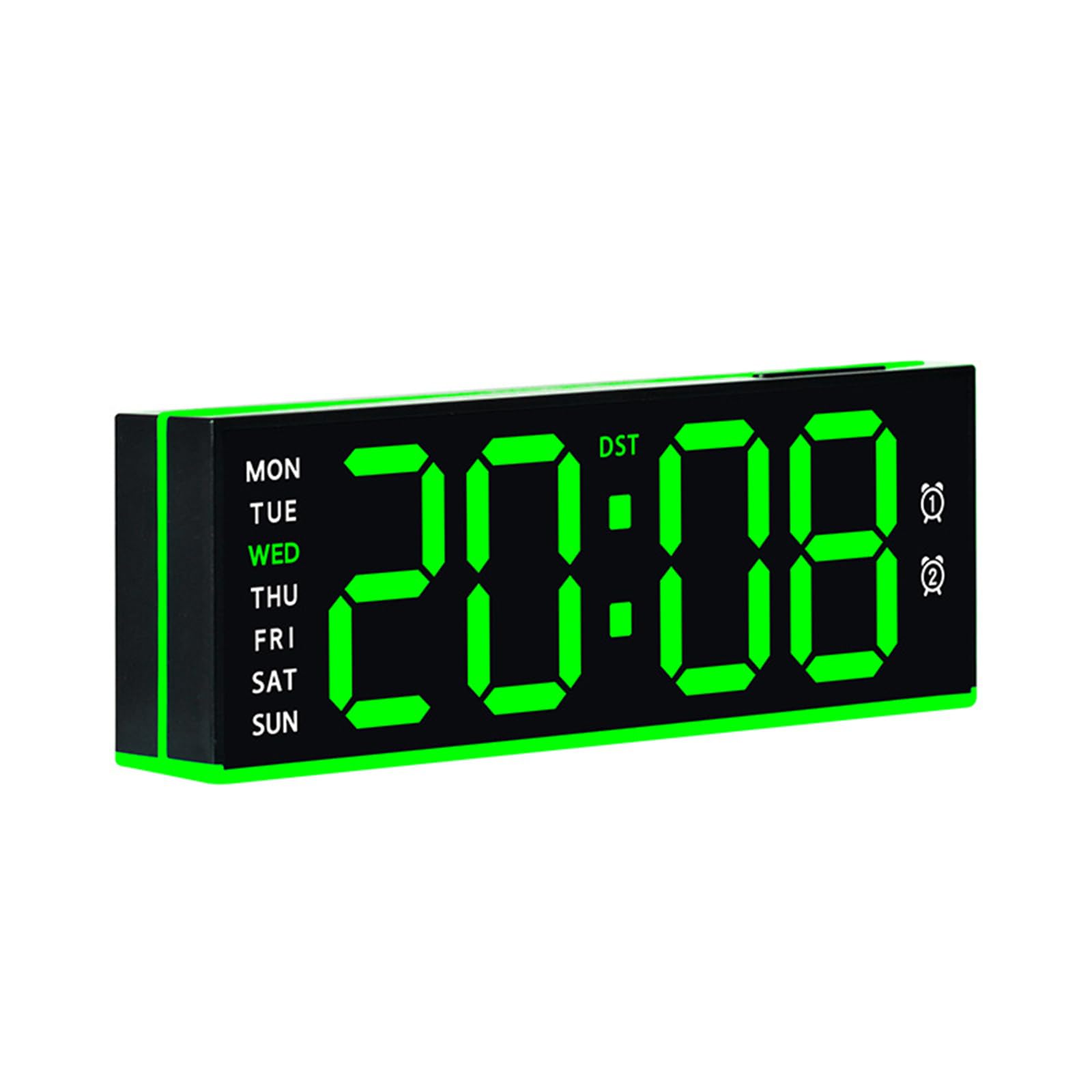 Limtula Alarm Clocks for Bedroom Digital Desk Clock for Bedside Nightstand Digital Alarm Clock with Day of Week Duals Alarms Clocks Bedside with Dimmer