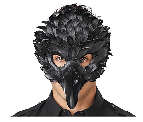 Seasons Crow Feather Masquerade Mask