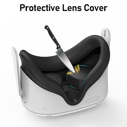 Miniatura 8 de for Oculus Quest 2 Accessories Face Cushion Cover for Quest 2 Contorller Grips Lens Cover VR Silicone Covers VR Shell Cover Thumbsticks Covers for