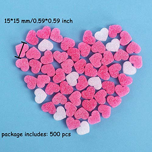 500 Pieces Gift Box Filler Shreds Mini Heart Foam Beads Gift Basket Filler Bedding Pearl Wool Material By Eorta For Crafts Diy Package Packing Decoration Party Wedding Supply, Pink #TOP1