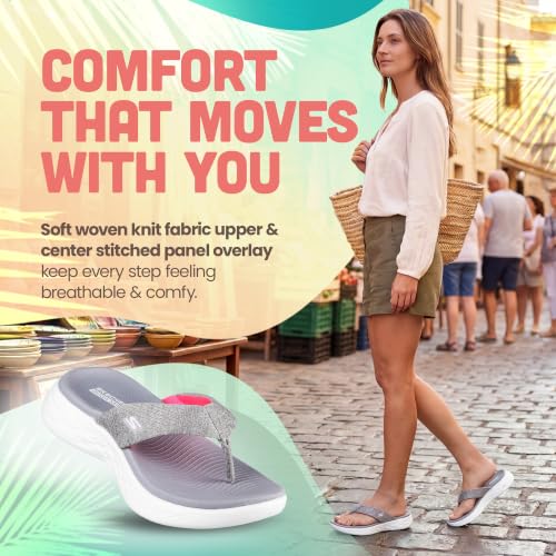 Image of Skechers Women's On-The-Go 600 Preferred | Casual, Air-Cooled Goga Mat, 5GEN Midsole, Machine Washable, Vegan