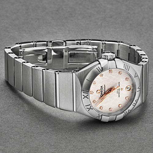 Omega Constellation Automatic Diamond Silver Dial Ladies Watch 127.10.27.20.52.0012