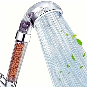 Ionic SPA Douchekop met minerale en anionballen, hoge druk, waterbesparing, waterverzachting, ontspannende SPA-douche-ervaring, 2 fasen filteratie, handhaaft pH-balans