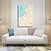 Fyzuf Israel And Occupied Territories Map Poster Canvas Wall Art Painting Bedroom Decoration For Home, Office, Classroom Unframe-style Unframe-style16x24inch(40x60cm)