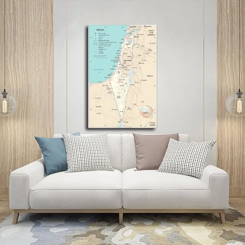 Israel And Occupied Territories Map Poster 2 - image 5