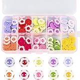 ✿Diversos Usos: Los botones pequeños de arte se aplican ampliamente en tejer, coser, crochet, decoración, mochilas, bufandas, juguetes, álbumes de recortes, arte de botones, ropa de muñecas, pintura manual de botones para niños y adornos hechos a mano, etc.