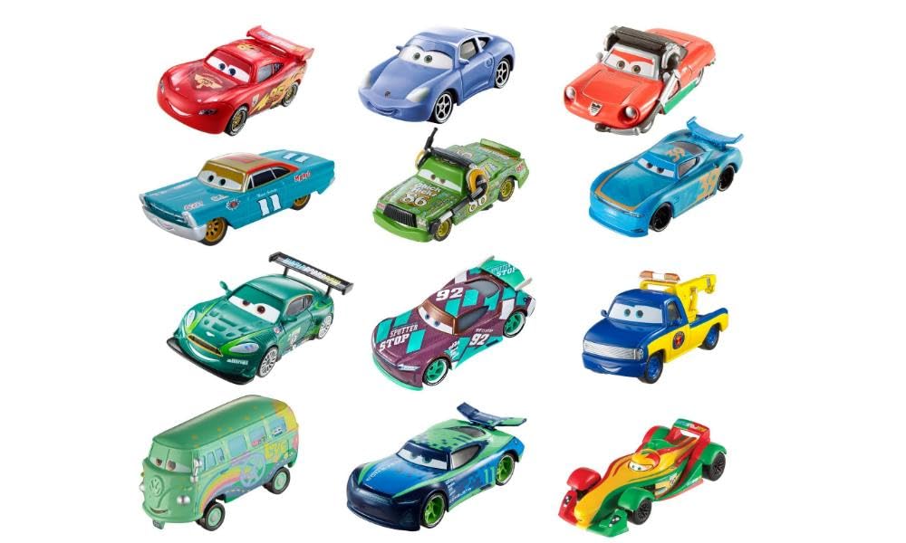 Disney Cars 900 FFL05 Mattel Value Playset, Assorted models, Multicoloured, 14 x 4 x 16.5 centimeters