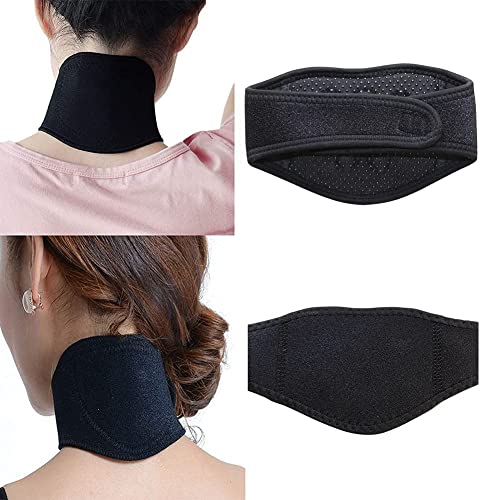 Nackenwärmer, Nackenbandage, Nackenschutz, Halswärmer, Selbsterwärmender Nackenstütze mit Turmalin und Magnet, Infrarot Wärmetherapie, Nacken Enspannung, Schmerzlinderung bei Nackenschmerzen,1pc