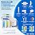 Max Water 100 GPD Reverse Osmosis Water Filtration System - 5 Stage RO System with NSF Certified Tank, Faucet and 4 Extra Filters - Under-Sink/Wall Mount System - Model : RO-5W2