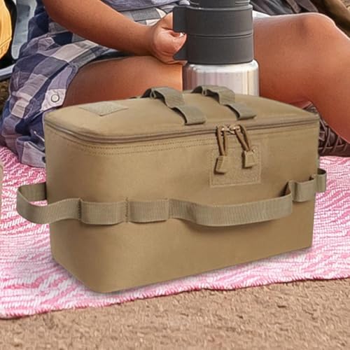 Foldable Camping Bag - Camping Utensils Bag Water Resistant Folding Outdoor Camping Storage Stove Canister Pot Cookware Utensils Organizer For Travel4