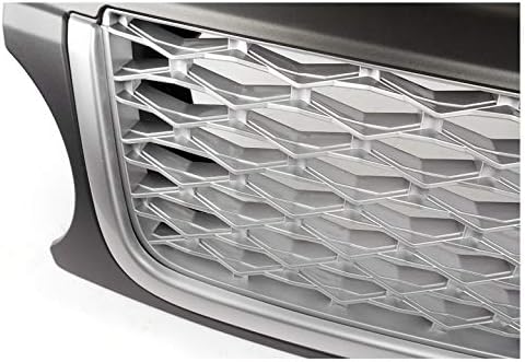 Front Hood Upper Grille Grill Grey Silver Mesh Compatible With 2010-2012 Range Rover Sport