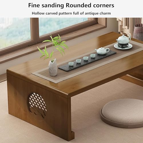 Table basse en bois pliante et compacte avec rangement facile pour petit espace - 4