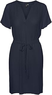 VERO MODA VMGABBI SS SHORT DRESS WVN GA Elbise Kadın