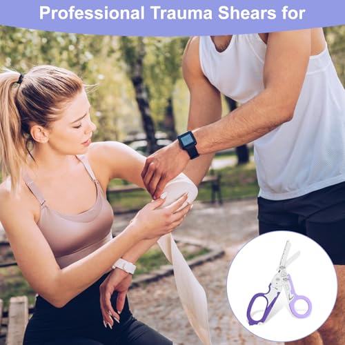 Image of 6-in-1 Heavy-Duty Emergency trauma shears|Folding Emergency Shears| | Multifunctional Life-Saving Tool|Suitable for Emergency Rescue|Outdoor Exploration|DIY Construction and Maintenance|