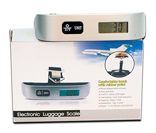 Image of EzLife Digital Luggage Weighing Scale upto 50 kg Capacity (Silver)