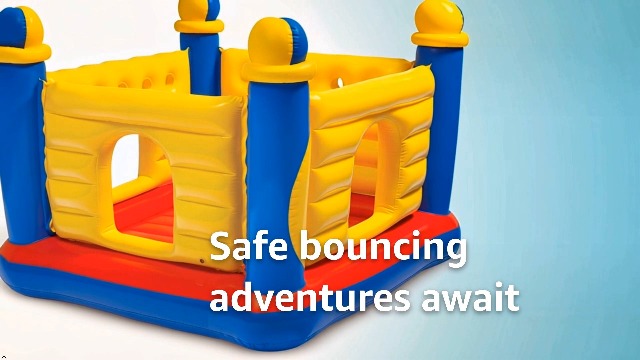 Amazon.com: INTEX Jump-O-Lene Inflatable Bouncy Castle for Kids