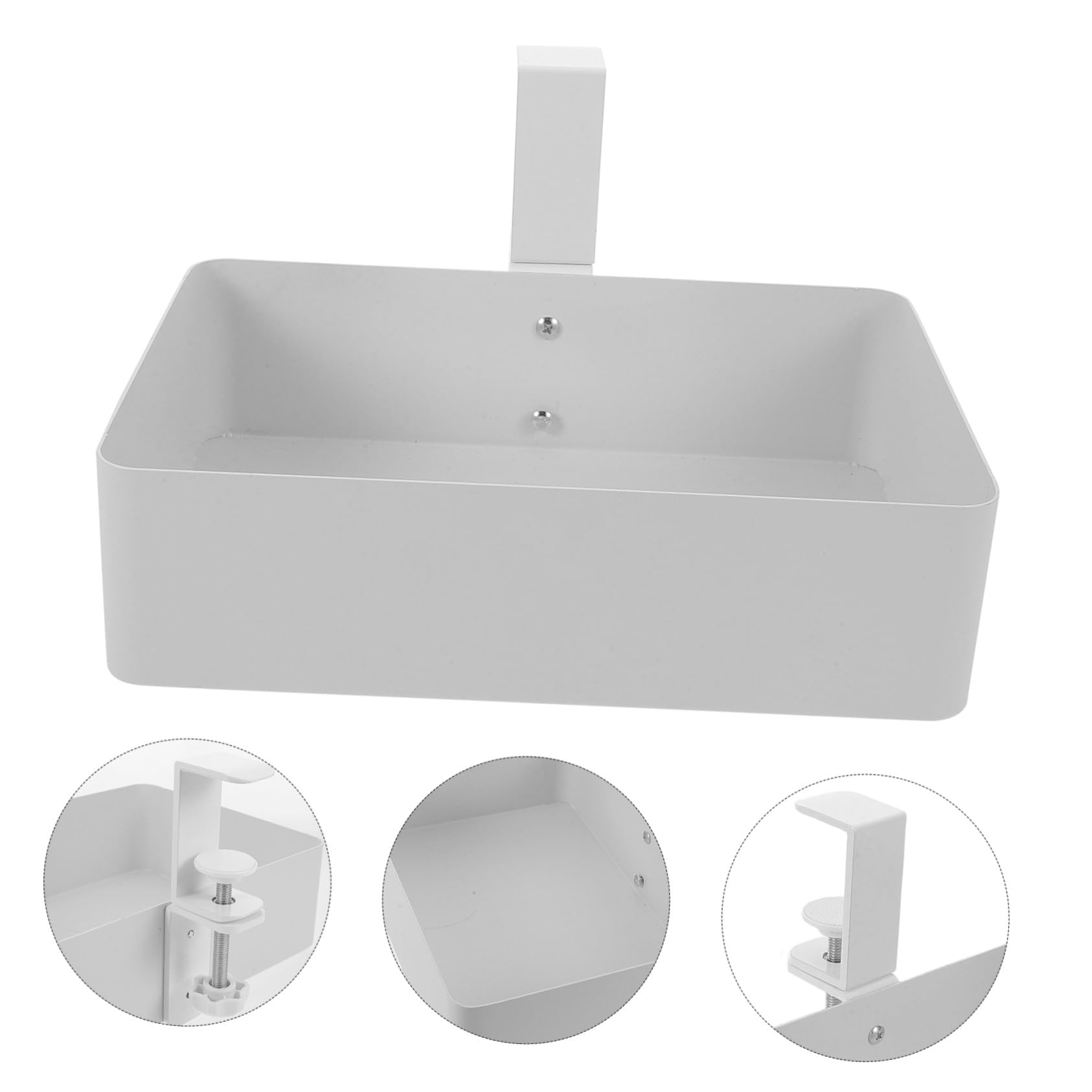 Cestini Portaoggetti Sospesi in Metallo Organizer Per Montare Sullo Scaffale Contenitori Sottolavello Rastrelliera Portaoggetti Da Cucina Nascosti Per Piccoli Spazi